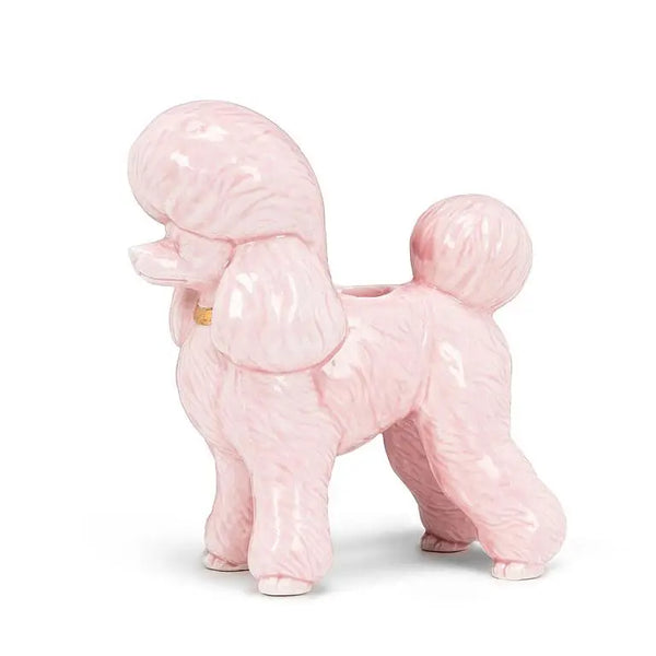 Pink Poodle Candle Holder