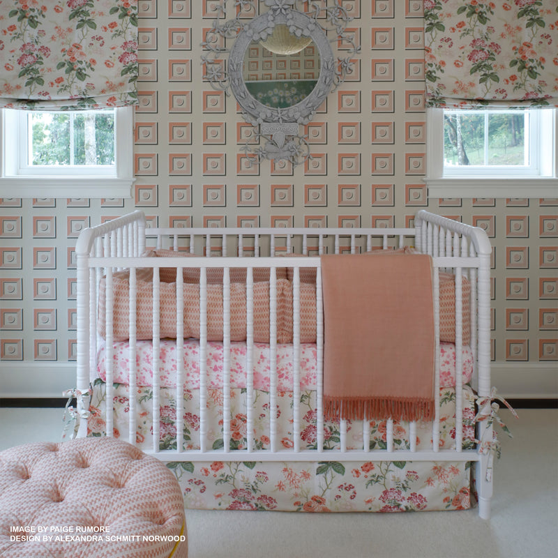 Austin Pink Crib Sheet