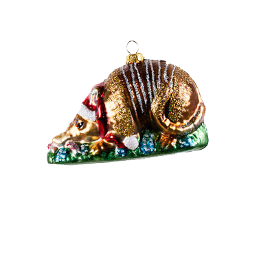 Holiday Armadillo Ornament