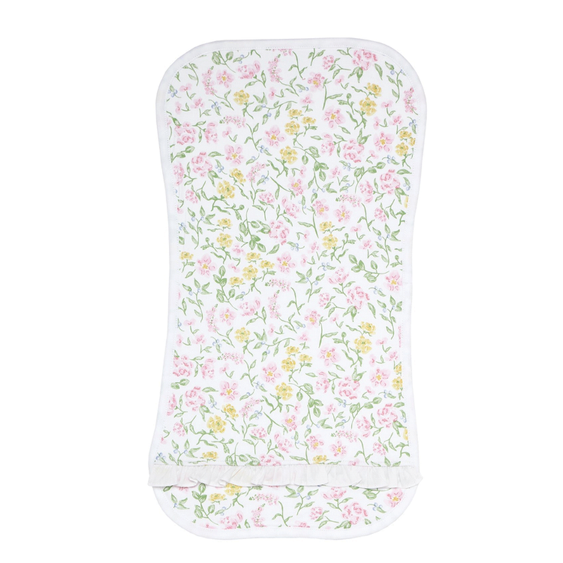 Berry Wildflowers Baby Burp Cloth