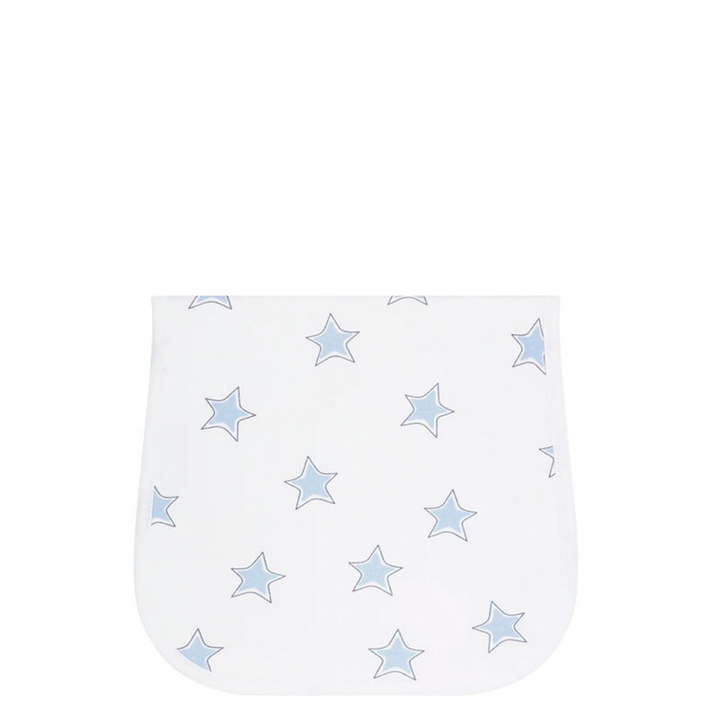 Blue Stars Baby Burp Cloth