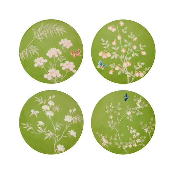 Chinoiserie Coasters, set of 4