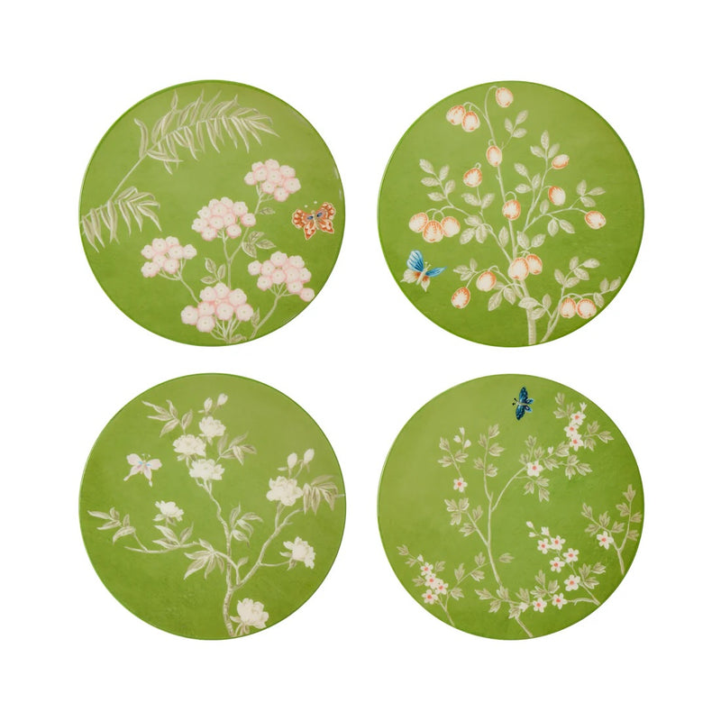 Chinoiserie Coasters, set of 4