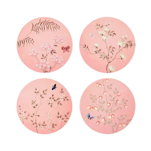 Chinoiserie Coasters, set of 4