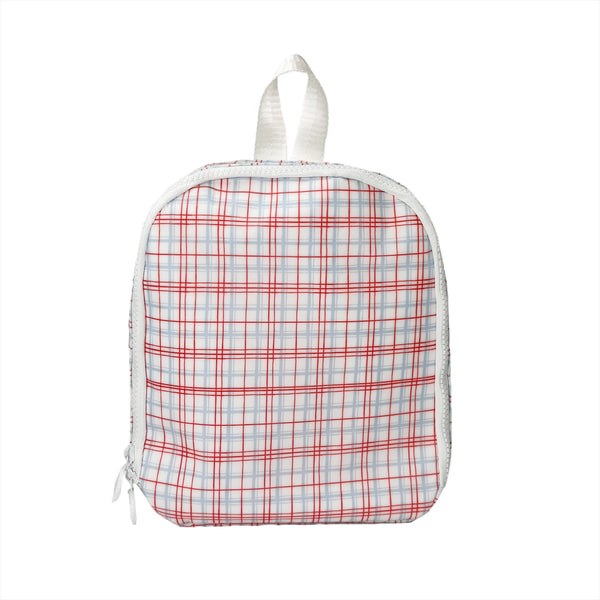 Red Plaid Lunch Bag