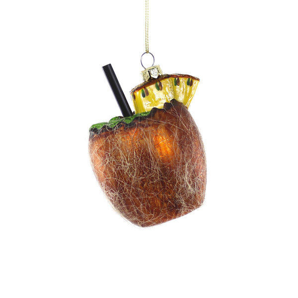 Coconut Cocktail Ornament