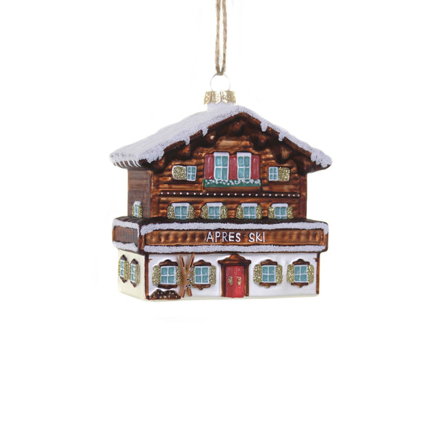 Ski Chalet Ornament