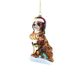 Festive St. Bernard Ornament