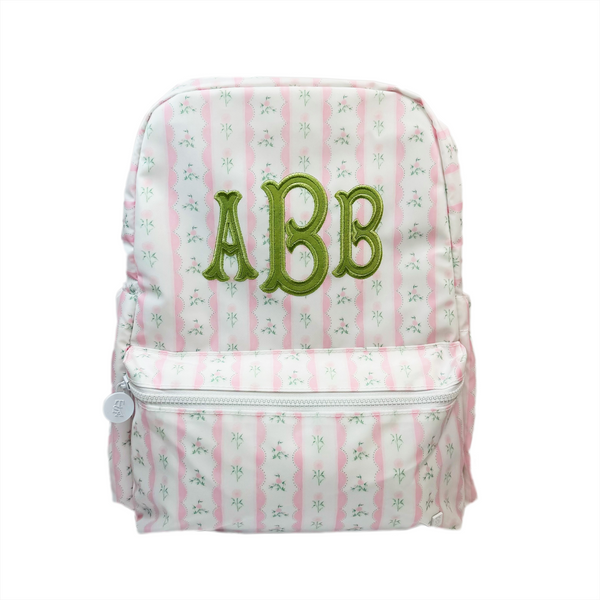 Pink Ribbon Floral Backpacker Backpack