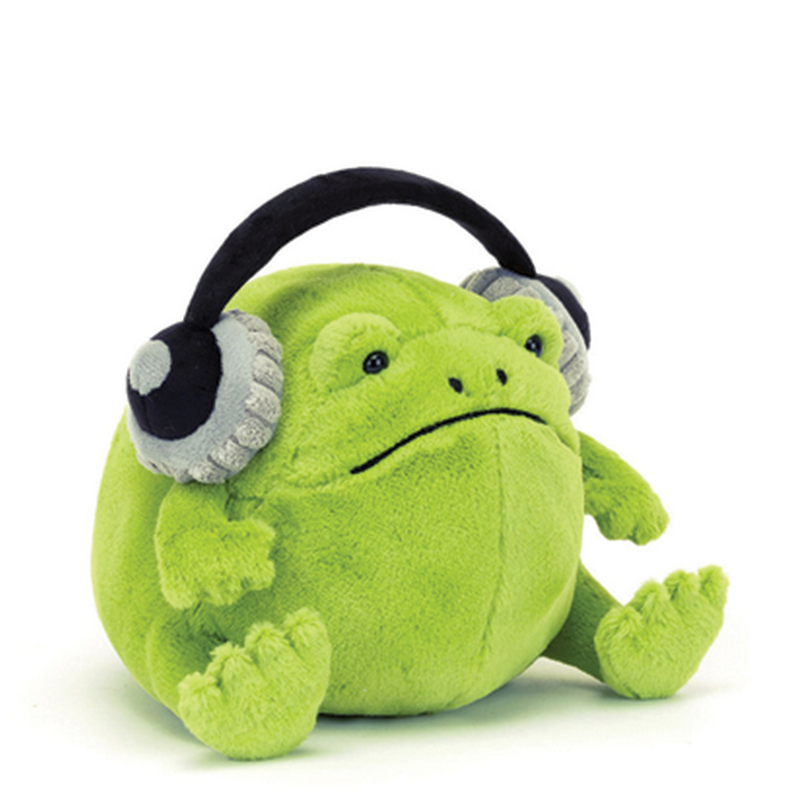 Jellycat Ricky Rain Frog Headphones