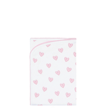 Pink Heart Print Blanket