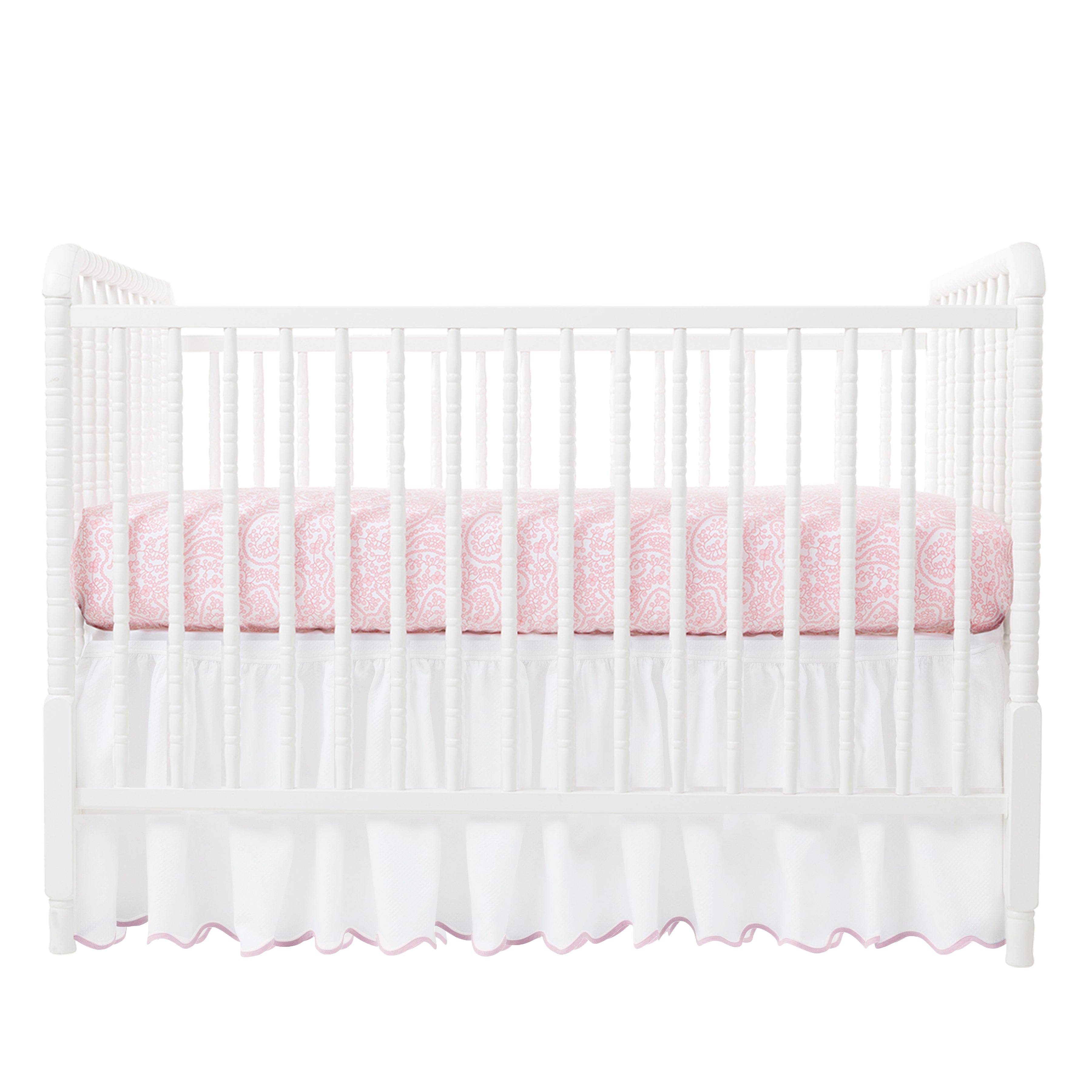 Shelby Pink Crib Sheet, Pink – Biscuit Home