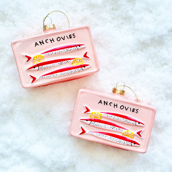 Anchovies Can Ornament