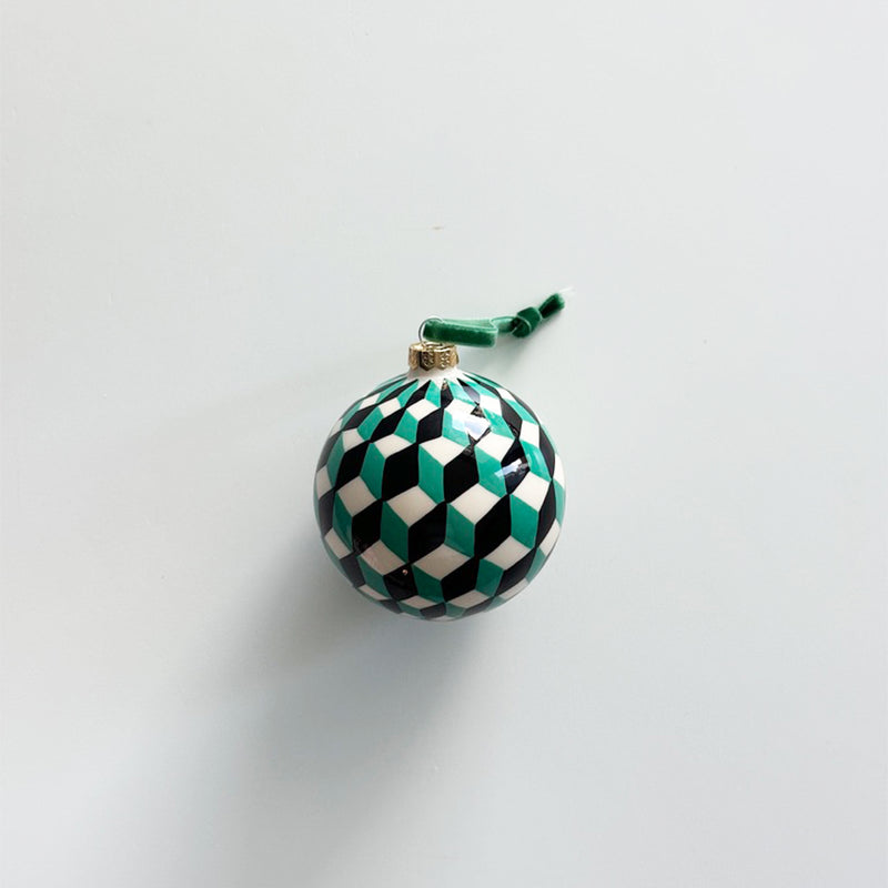 Tumbling Block Bauble Ornament