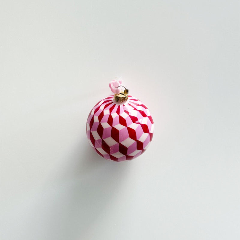 Tumbling Block Bauble Ornament