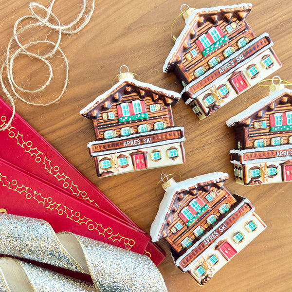 Ski Chalet Ornament