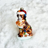 Festive St. Bernard Ornament