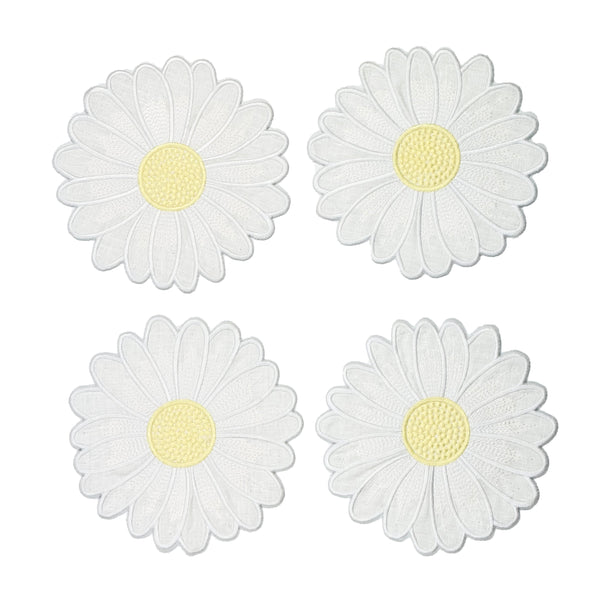 Daisy Cocktail Napkins, set of 4