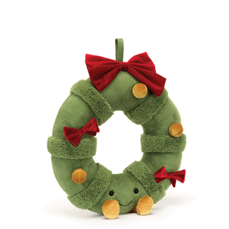 JellyCat Decorated Christmas Wreath