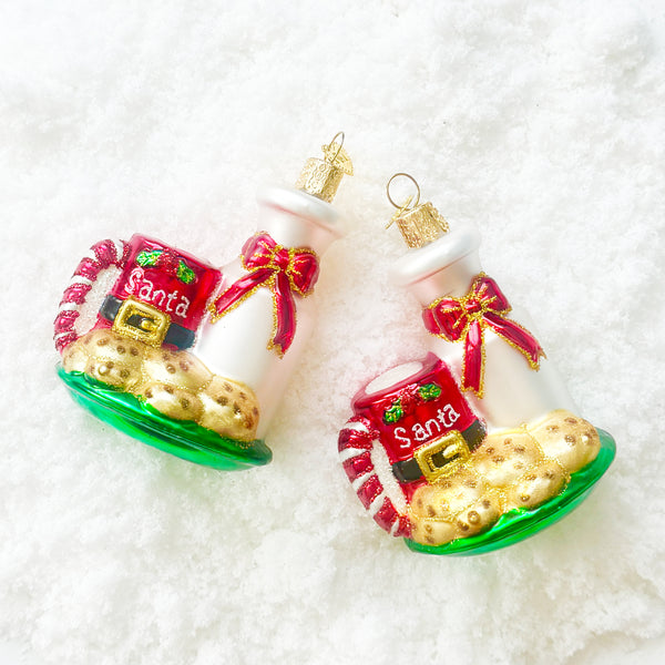 Santa's Milk & Cookies Ornament