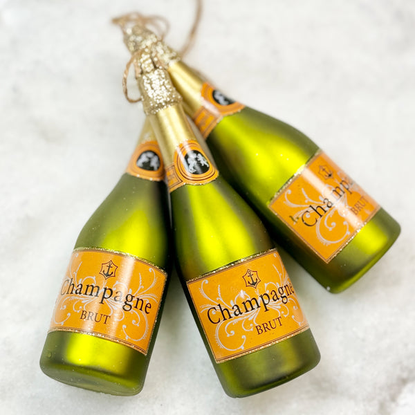 Sparkling Champagne Ornament