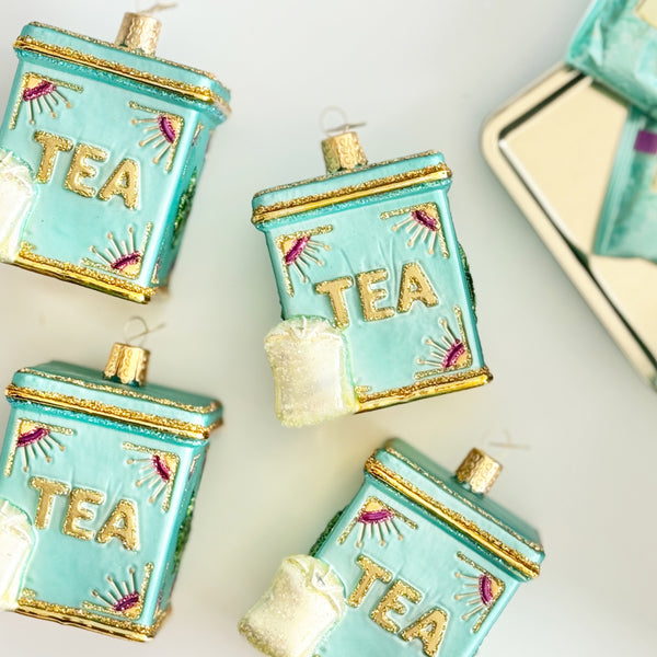 Tea Tin Ornament