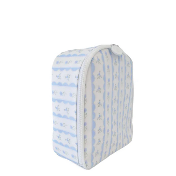 Blue Ribbon Floral Lunch Bag