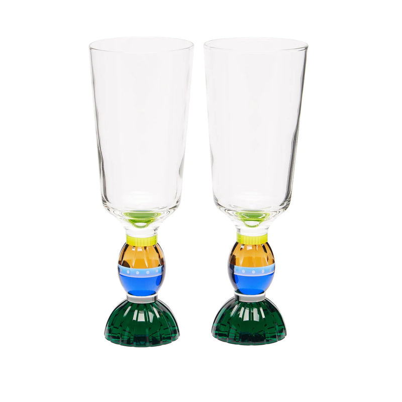 Ascot Tall Crystal Glass, Set of 2