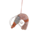 Beaded Shrimp Ornament