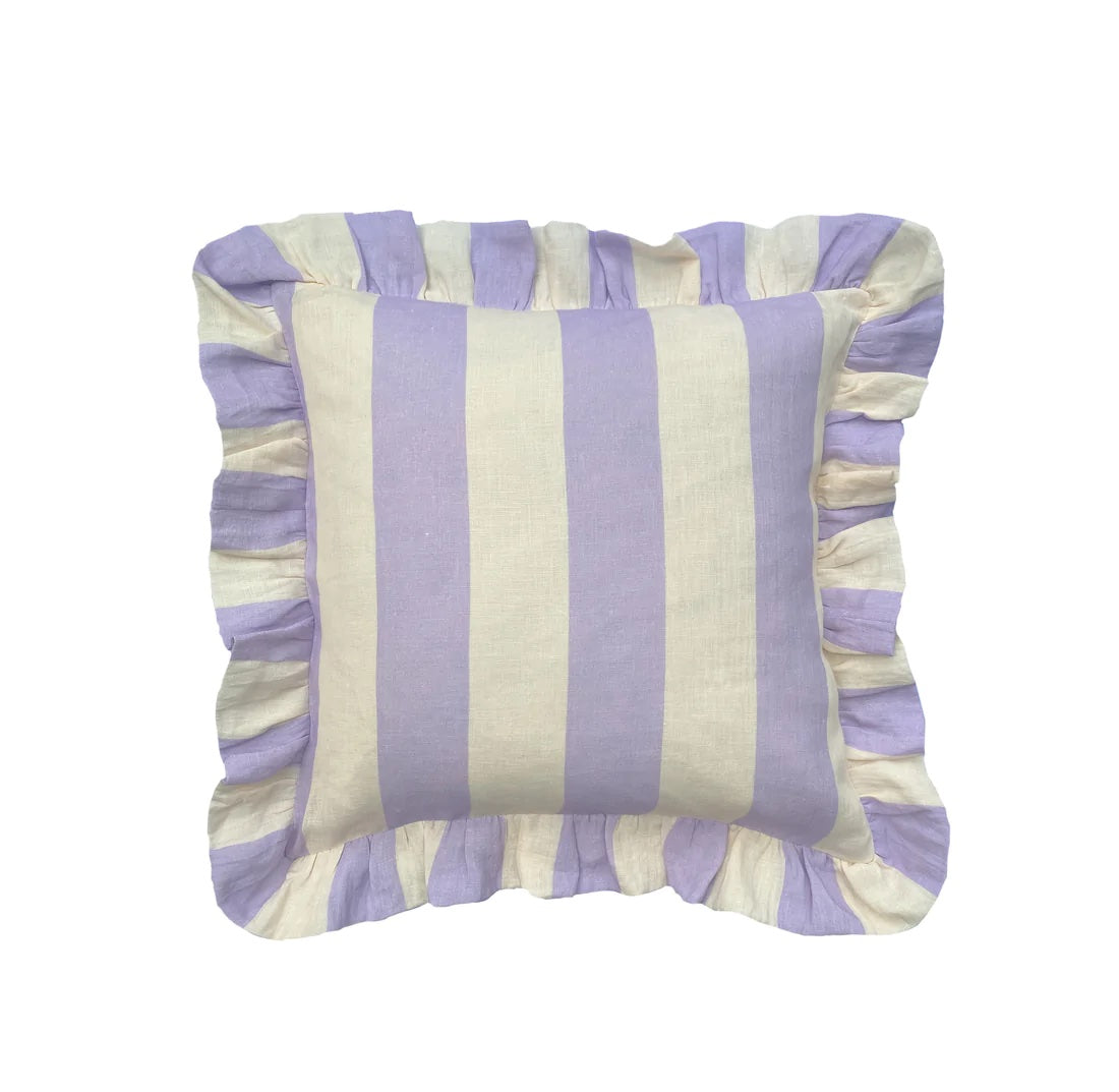 Orchid Wide Stripe Cushion Cover – Biscuit Home